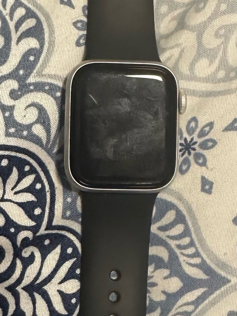 with Black Sport Band - Silver Case